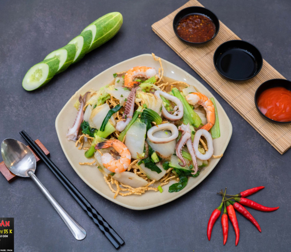 Mì xào giòn Hải sản