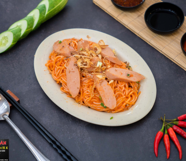 Mỳ ý sốt Xúc xích